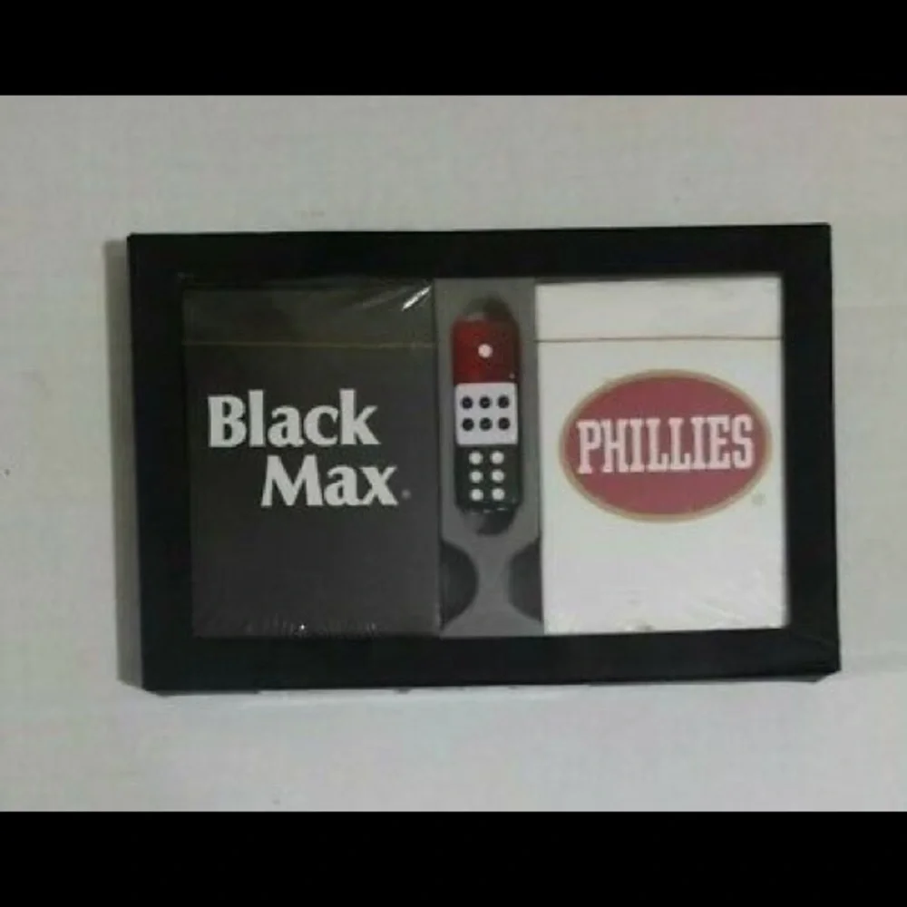 Black Max/Phillies Playing Cards/Dice Set